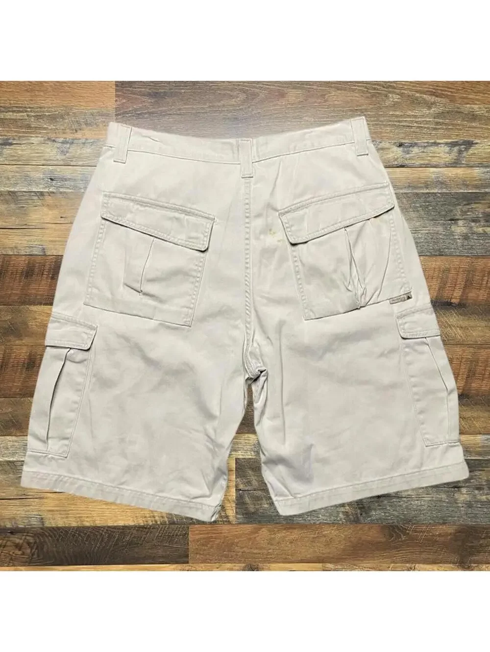 Vintage Levi Silver Tab Khaki Shorts Mens 34.